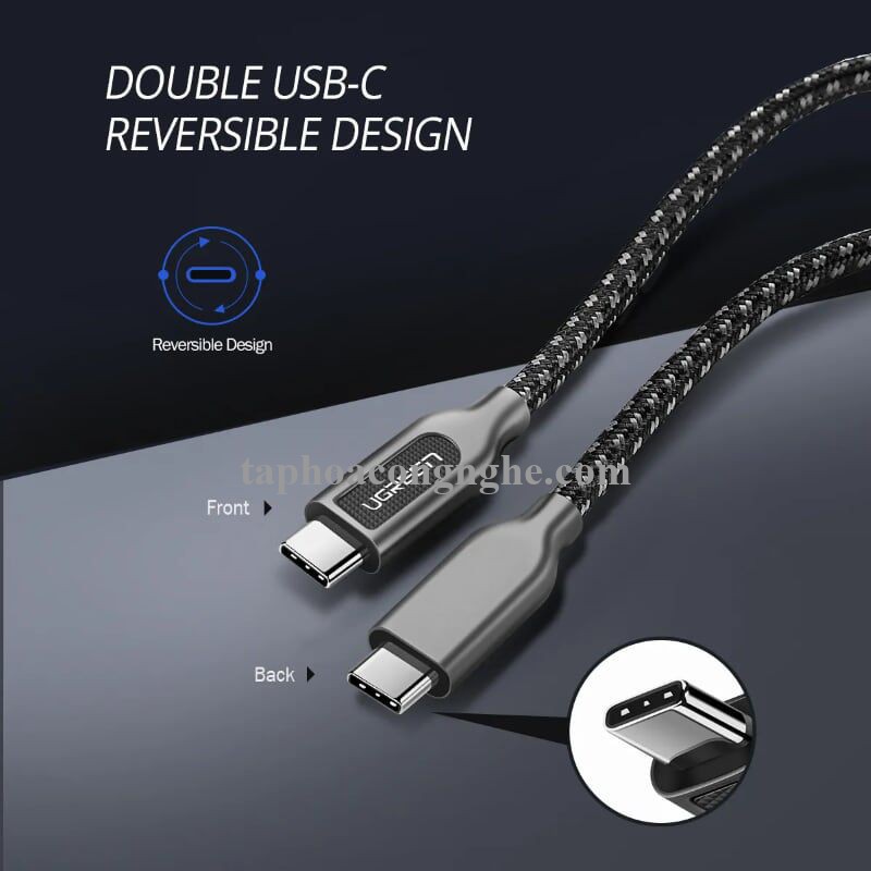 Ugreen 50223 0.5M Cáp USB TypeC sang USB mạ Zinc alloy cao cấp US265 30050223